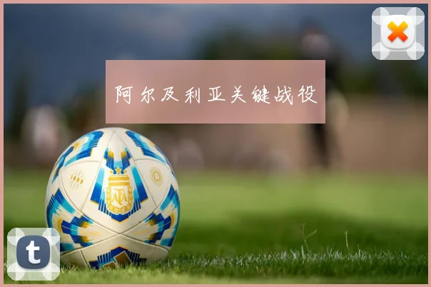 阿尔及利亚关键战役